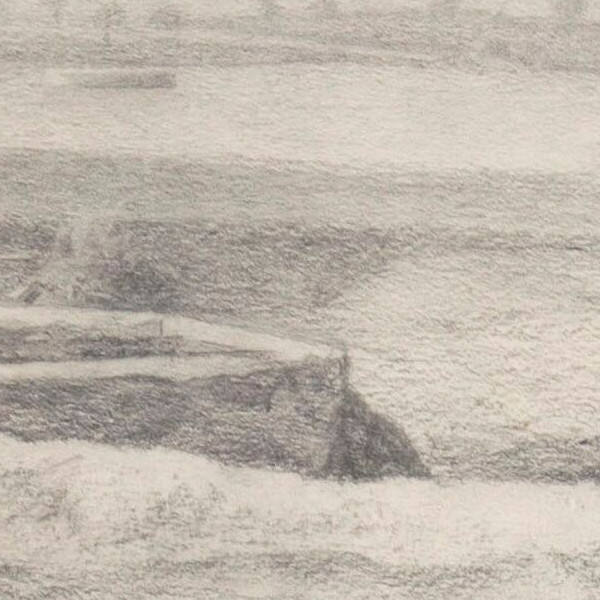 Landscape with a water tank - Detail