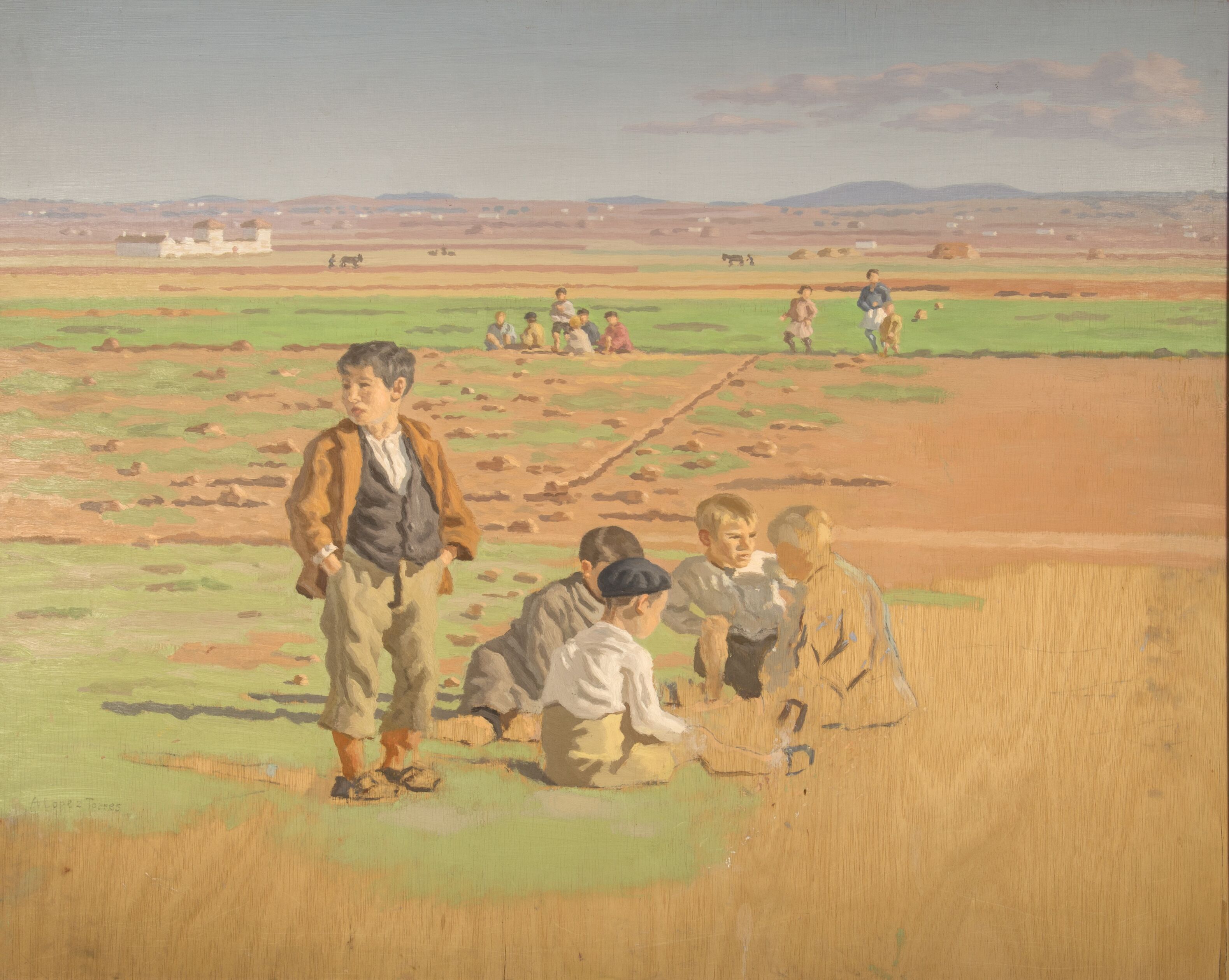 Niños en el campo