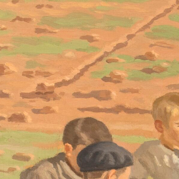 Children in the countryside - Detail